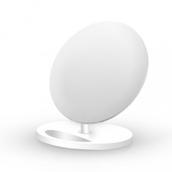 Techly I-CHARGE-WRQ-10W mobiilseadme laadija Nutitelefon, Tahvel Valge USB Traadita laadimine Hoonesisene