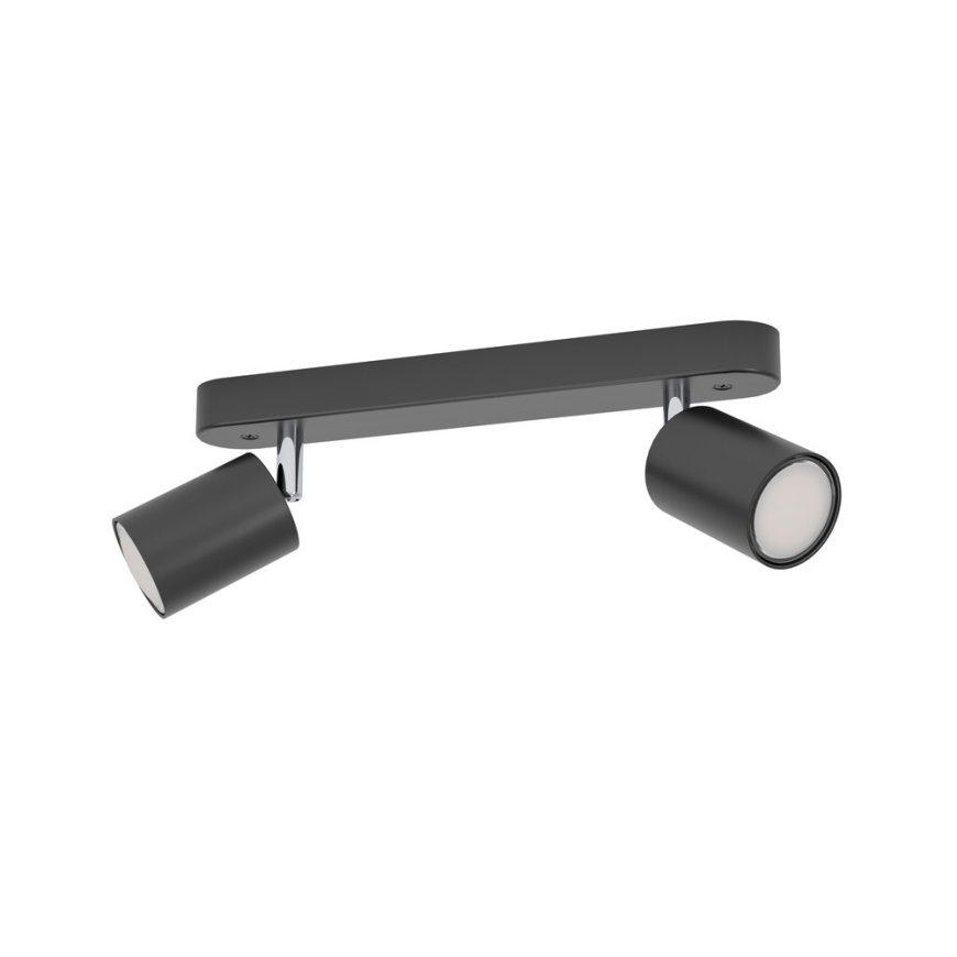 Eglo Adfira-Z Spotti smart ceiling light, black / chrome, 2 light sources – 2