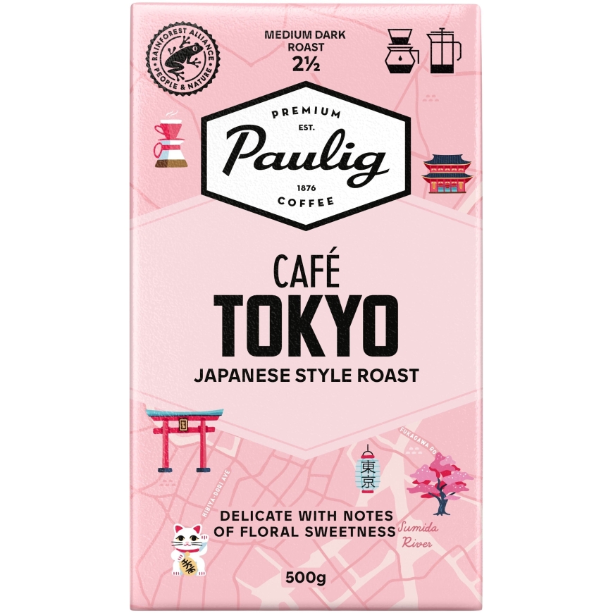 Paulig Café Tokyo ground coffee, 500 g – 2