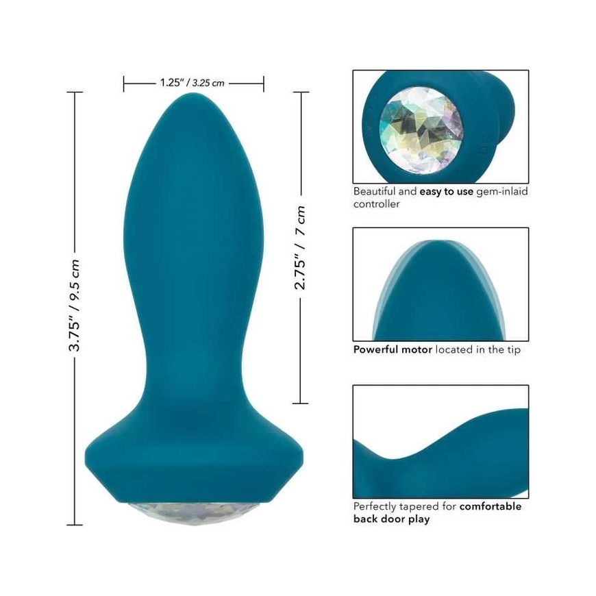 Calexotics Vibrating Petite Crystal Wand – 2