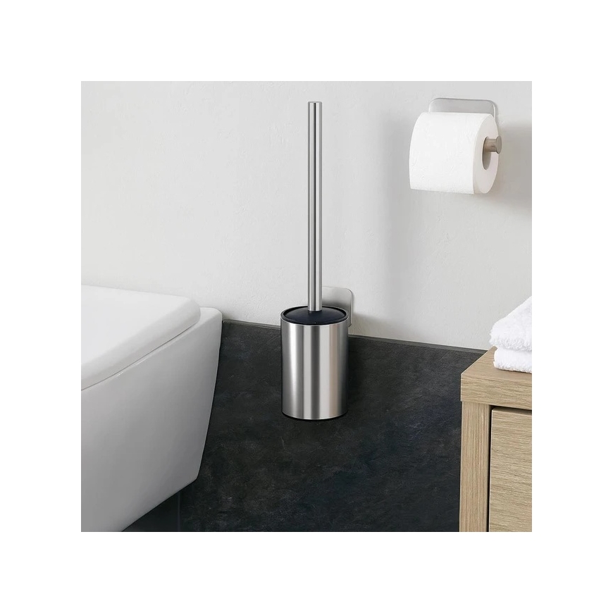 Seinään kiinnitettävä silikoninen wc-harja PORTO, WENKO – 4