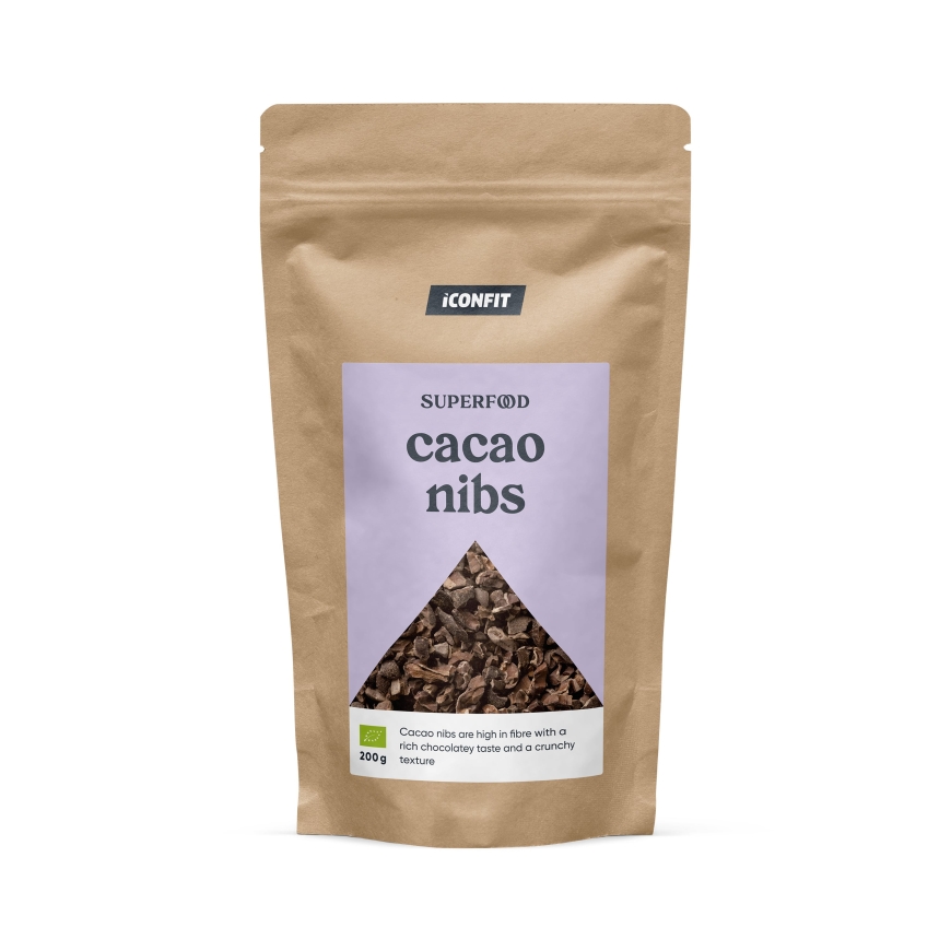 ICONFIT Raakakaakaonibsit, luomu, 200 g