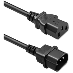 Qoltec Maitinimo kabelis IEC C13-C14 3x0.75mm² 2m
