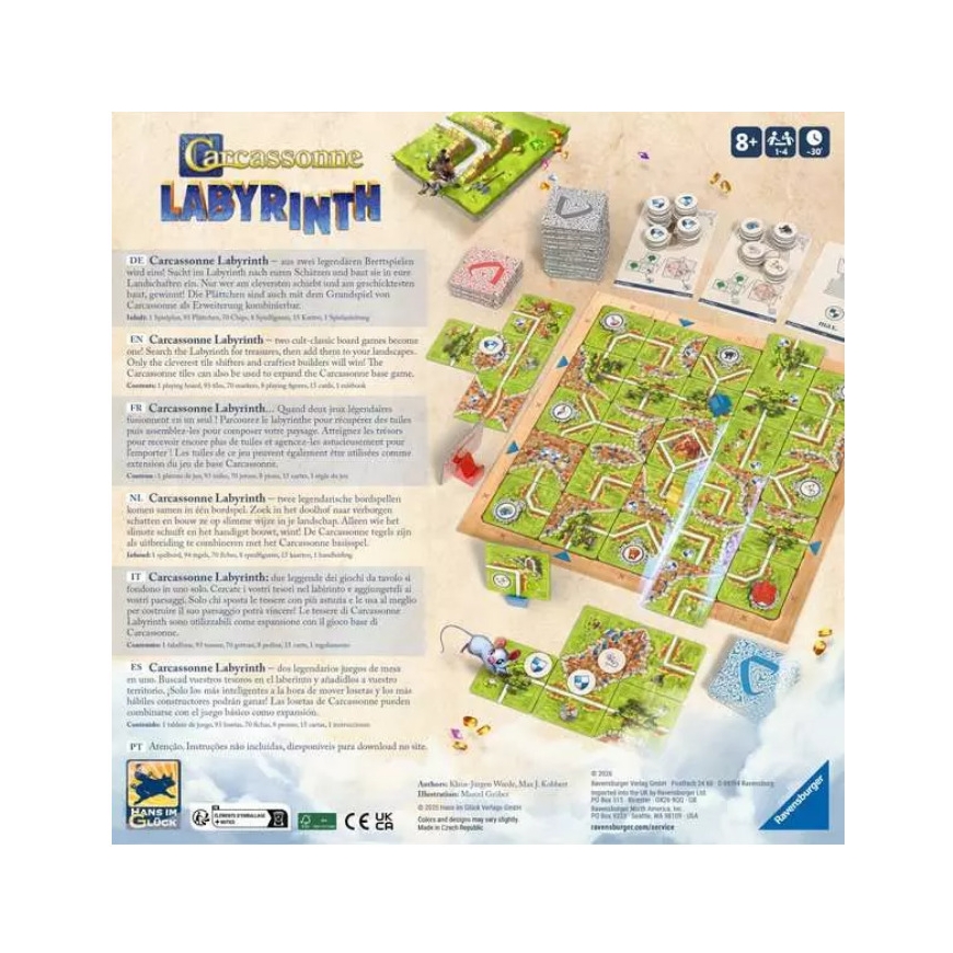 Ravensburger Carcassonne Labyrinth (ENG) lauamäng – 2