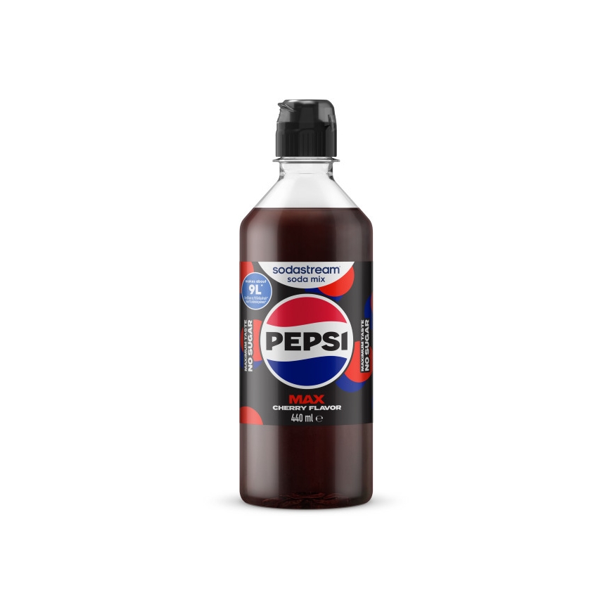 SodaStream Pepsi Max Cherry 440 ml - dzērienu koncentrāts