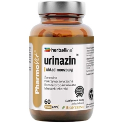 Pharmovit Urinazin šlapimo sistemos maisto papildas, 60 kapsulių
