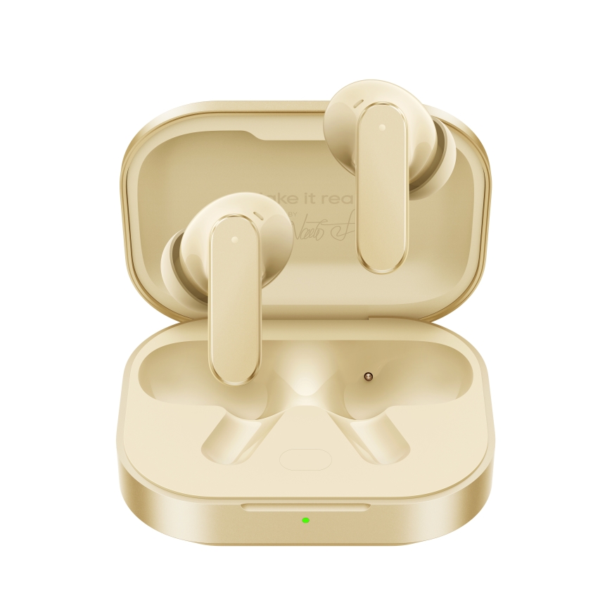 realme Buds Air8 ausinės, auksinės