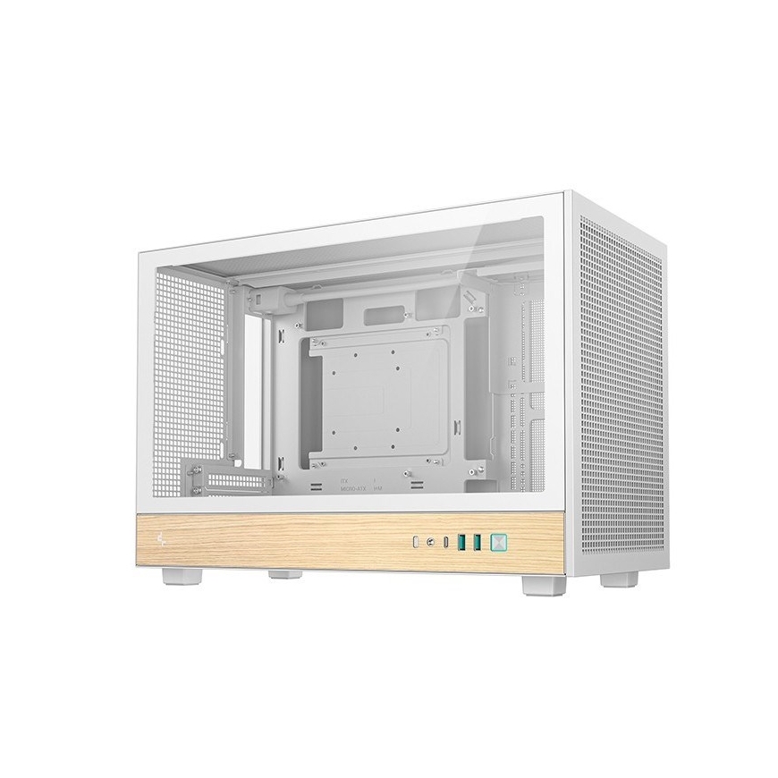 DeepCool CH260 WOOD korpuss, balts – 3