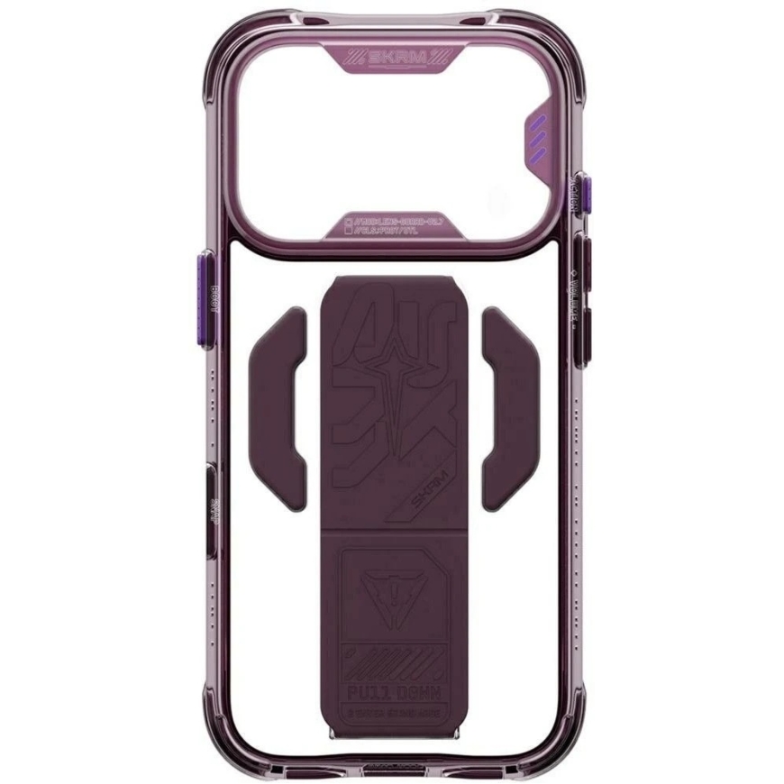 Чехол Skinarma Helio CE Grip Stand для iPhone 18 Pro / 17 Pro, бордового цвета – 3