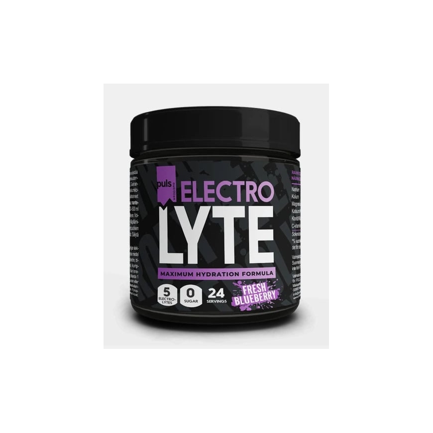 Puls Nutrition electrolyyttijauhe, mustikka, 120 g
