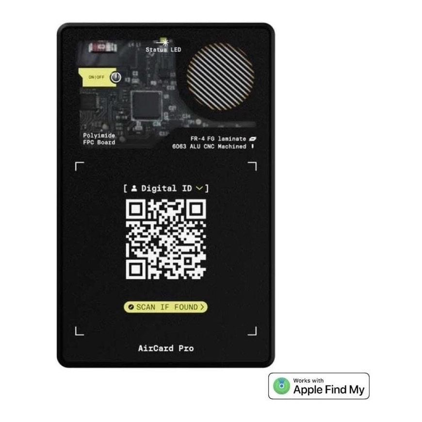 Rolling Square AirCard Pro BT Tracker for Apple Juodas (ACP01R)