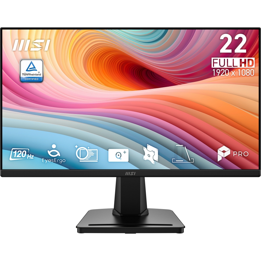 MSI PRO MP225 E12VL kompiuterio monitorius 54,5 cm (21.4") 1920 x 1080 pikseliai „Full HD“ Juoda – 2