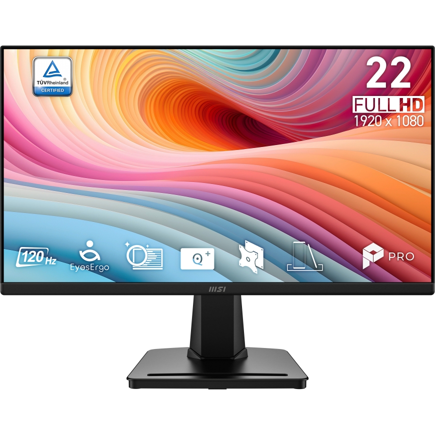 MSI PRO MP225 E12VL kompiuterio monitorius 54,5 cm (21.4") 1920 x 1080 pikseliai „Full HD“ Juoda – 3