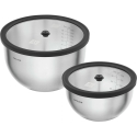 ZWILLING FRESH & SAVE 2 teräksisen kulhon setti kansilla - hopea ZWILLING FRESH & SAVE 2 teräksisen kulhon setti kansilla - hopea