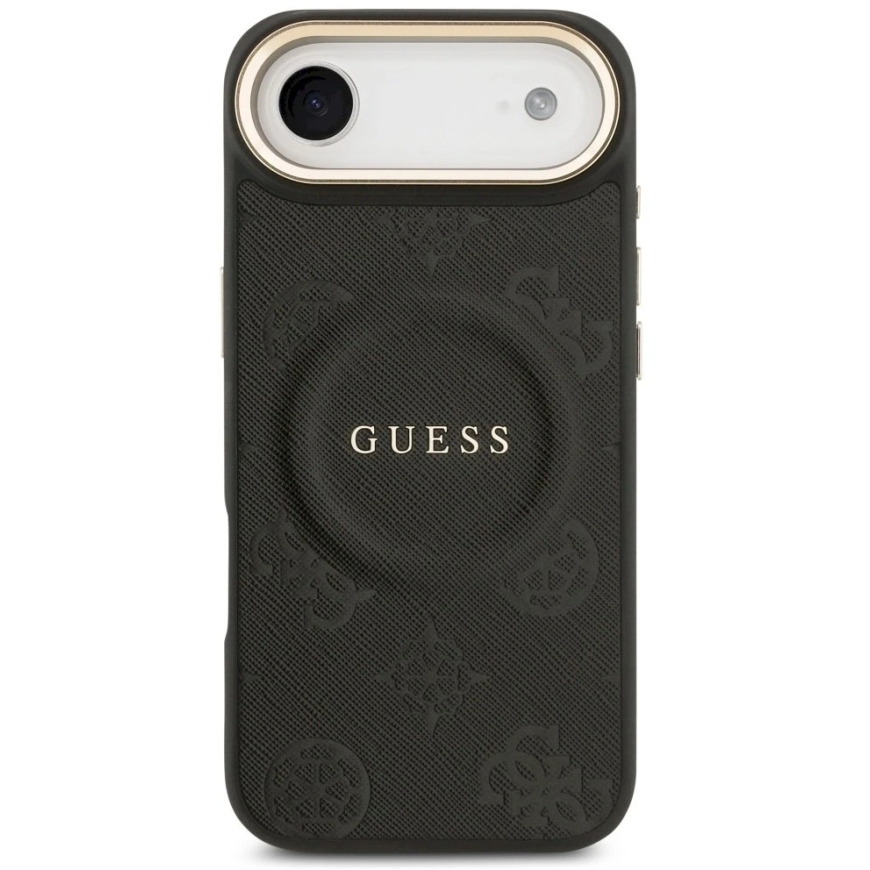"Guess Peony Hot Stamp MagSafe" case for "iPhone Air" - Black – 3