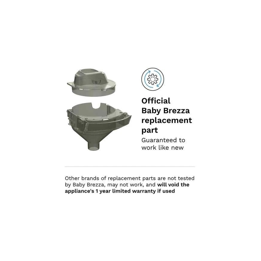 Baby Brezza mišinuko ruošimo aparato Formula Pro Advanced Mini piltuvėlis su dangteliu – 3