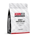 ICONFIT Whey Protein 80 протеиновый порошок, без добавок, 1 кг