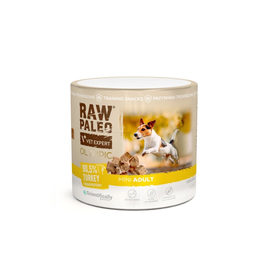 VETEXPERT Neapdorotas Paleo Olimpinis Kalakutas Mini Mono - šunų skanėstas - 90g