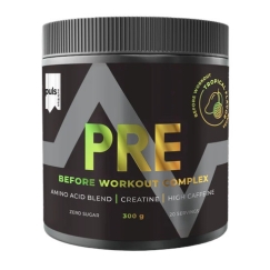 Puls Nutrition Pre-Workout Complex aminohappojauhe, trooppiset hedelmät, 300 g