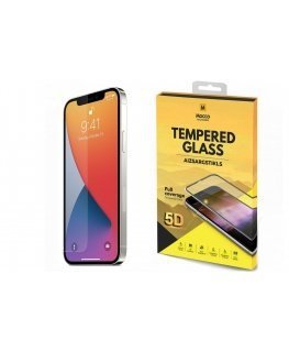 Mocco Full Glue 5D Signature Edition Tempered Glass Full Coverage with Frame Apple iPhone 12 Pro Max Black