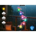 Maximex Riippuva aurinkoenergialla toimiva LED-perhoslamppu, tuulikello, 78 cm