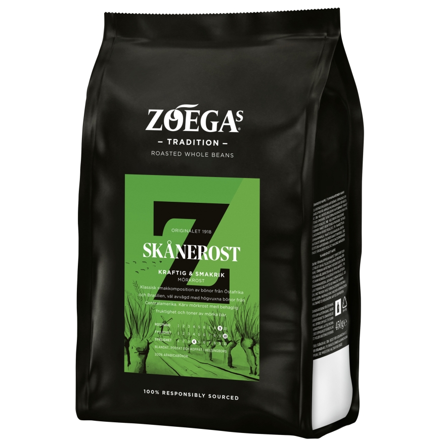 Zoégas Skånerost maltos kavos, 500 g