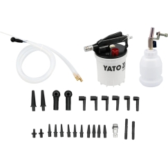 Yato Toya Air Pneumatic Brake Bleeding and Fluid Changing Kit | 2 l + 1 l | 29 pcs. (YT-06847)