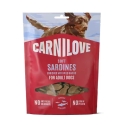 CARNILOVE Mīkstās sardīnes ar meža ķiplokiem - suņu našķis - 200g CARNILOVE Mīkstās sardīnes ar meža ķiplokiem - suņu našķis - 200g