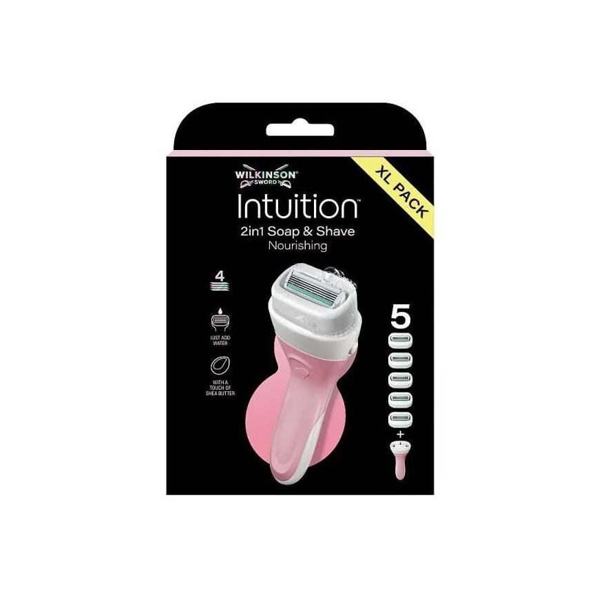 Wilkinson Sword „Wilkinson Intuition“ raseja, 4 teraga ja 5 kassettiga