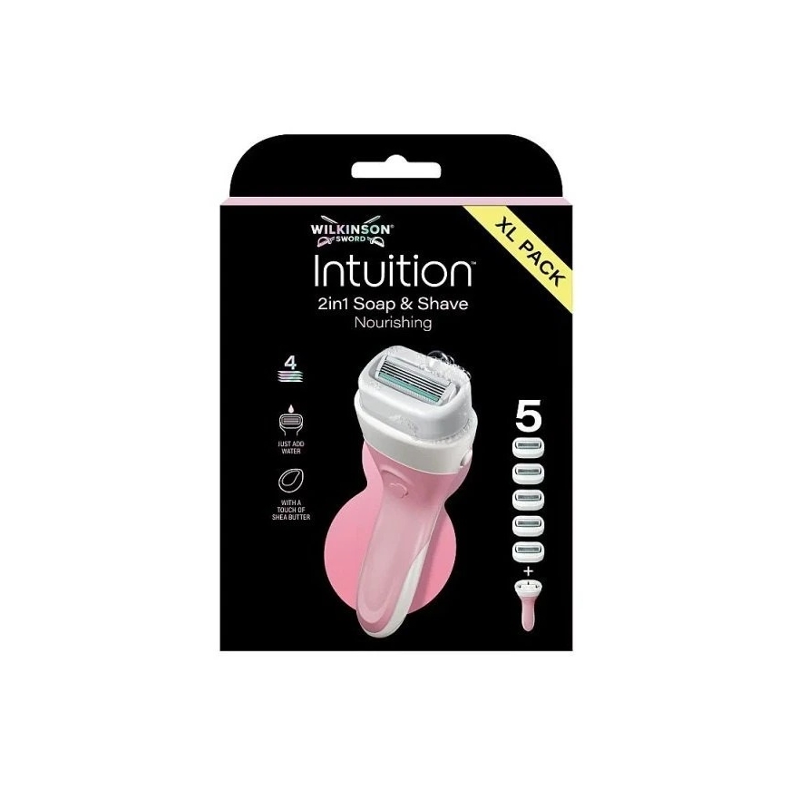 Wilkinson Sword „Wilkinson Intuition“ raseja, 4 teraga ja 5 kassettiga – 2