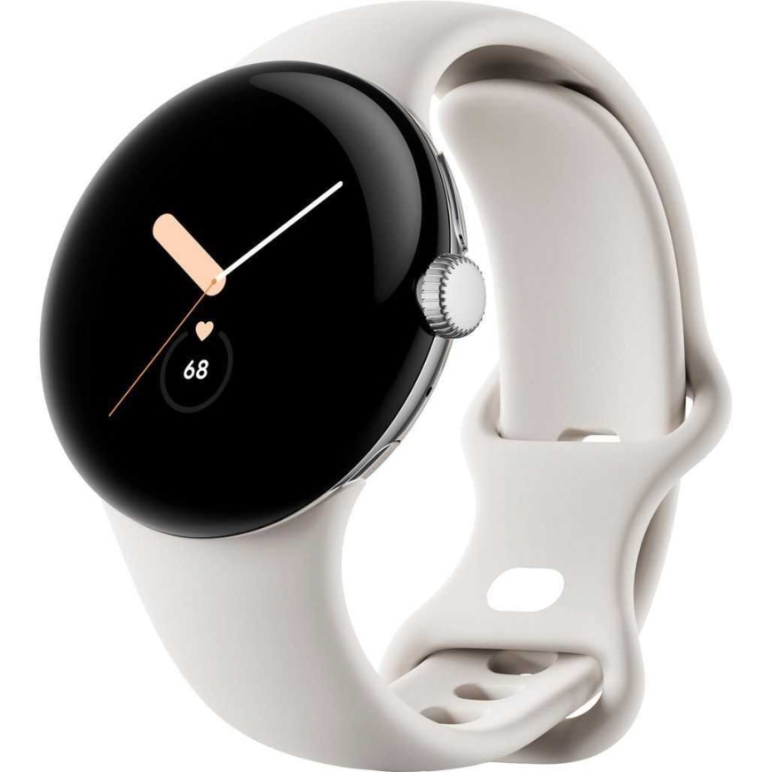 Часы Google Pixel Watch LTE 41 мм Полированное серебро/Спортивный ремешок Мел – 2
