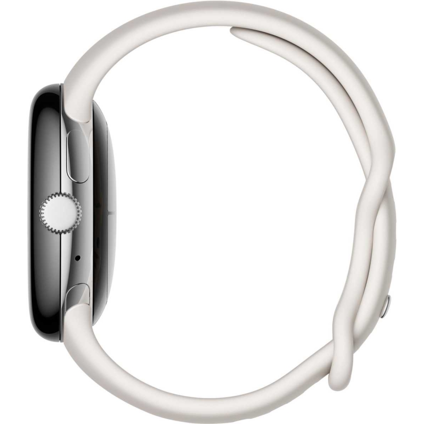 Google Pixel Watch LTE 41mm Poleeritud hõbe/Spordirihm kreem – 4