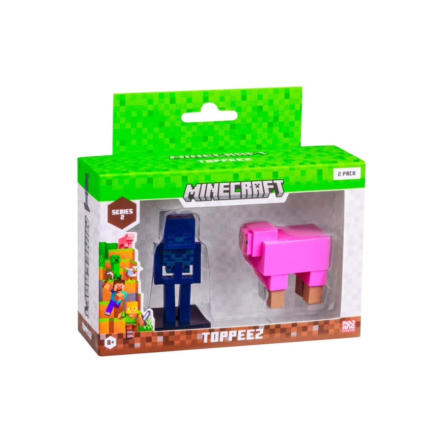 MINECRAFT S2 FIGŪRAS - 2 IEPAKOJUMS (ASORTI)