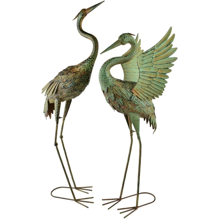 Mondex Since 1986 CEDRIC Metāla Figūra ČAPLIS 50x18x95cm – 2