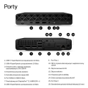 HP EliteDesk 8 Mini G2i Darbalaukis Next Gen AI PC Copilot+ PC Intel Core Ultra 7 356H 16 GB DDR5-SDRAM 512 GB SSD Windows 11 Pr HP EliteDesk 8 Mini G2i Darbalaukis Next Gen AI PC Copilot+ PC Intel Core Ultra 7 356H 16 GB DDR5-SDRAM 512 GB SSD Windows 11 Pr