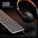 Axagon HMC-KB-CRL, USB 5Gbps hub w. keyboard, HDMI 4K/60Hz, 3x USB-A, SD/mSD, audio, PD100, Cyrillic