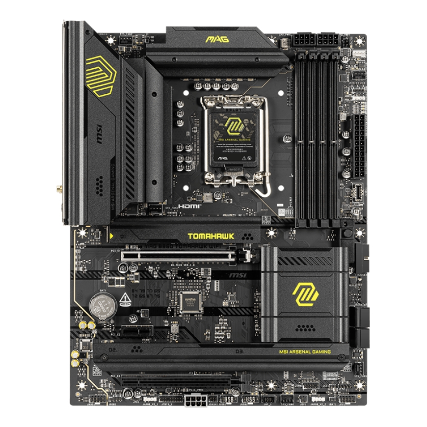 MSI MAG B860 TOMAHAWK WIFI emolevy Intel B860 LGA 1851 (Socket V1) ATX