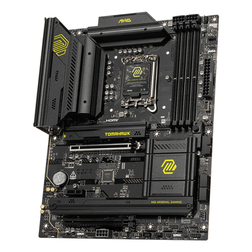 MSI MAG B860 TOMAHAWK WIFI mātes plate Intel B860 LGA 1851 (Socket V1) ATX – 2