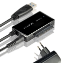 Axagon ADSA-FP3 USB 3.0 - SATA 6G adapter for connecting all SATA disks and drives.
