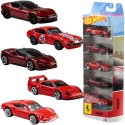 Mattel HOT WHEELS viiden Ferrarin automallisarja (JLN12) Mattel HOT WHEELS viiden Ferrarin automallisarja (JLN12)