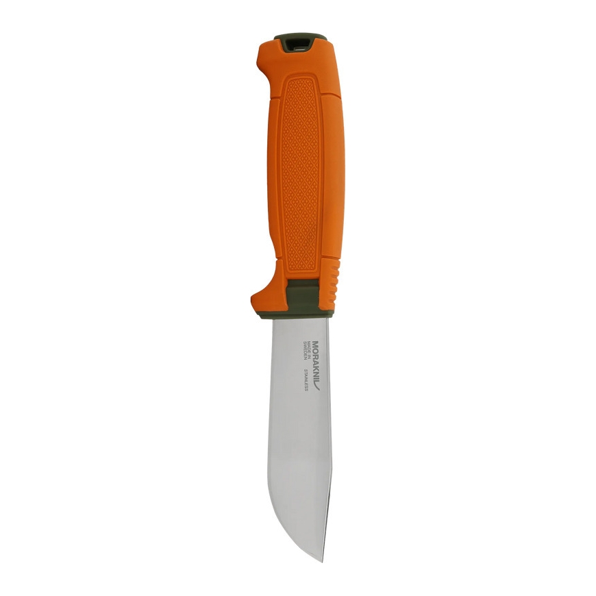 Morakniv Amberg Full Flat Hunting puukko, oranžs