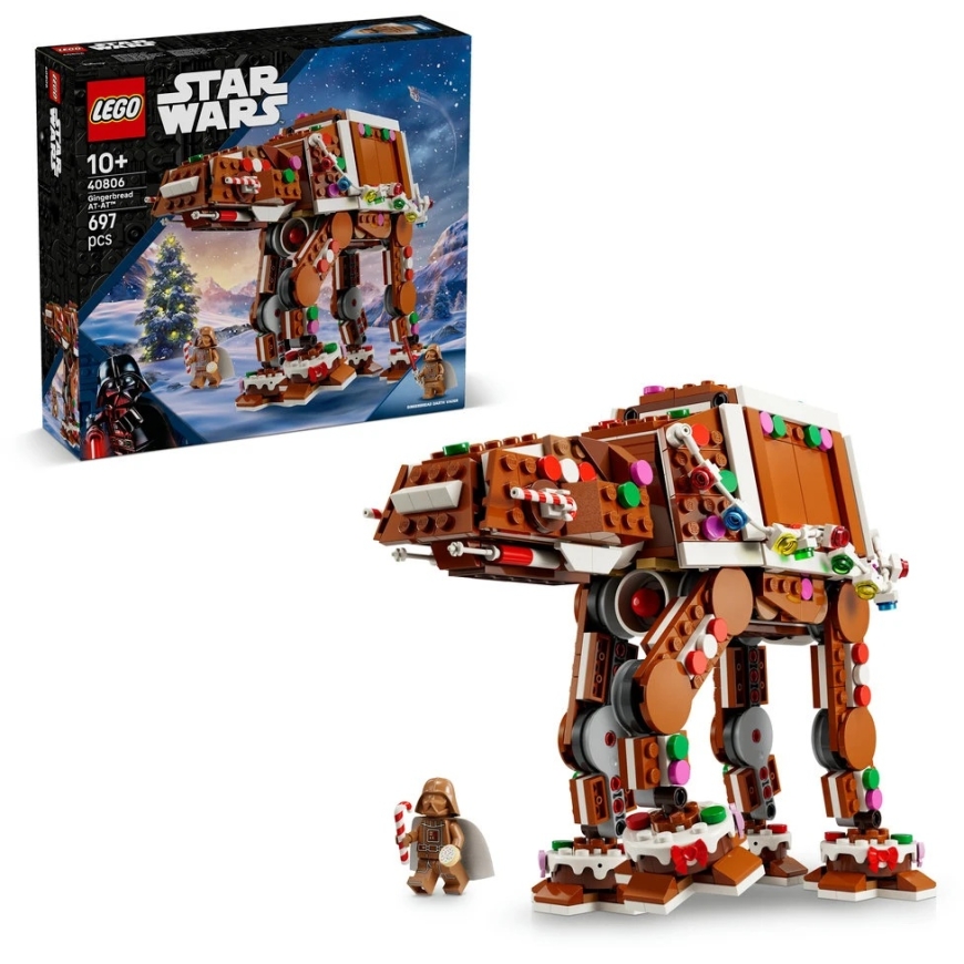 LEGO® Star Wars™ AT-AT™ Kävelyvaunu, joulukäsityö- ja rakennussarja 40806 – 4
