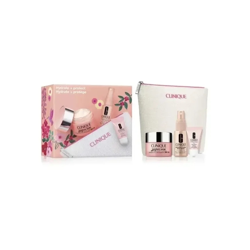 Clinique Moisture Surge Spf25 Kerge niisutav kreem 4-osaline komplekt – 2