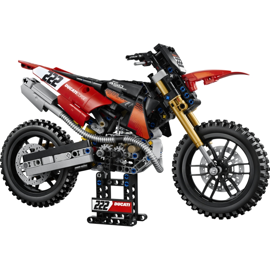 LEGO Technic 42238 Ducati Desmo450 MX Factory мотоцикл – 3