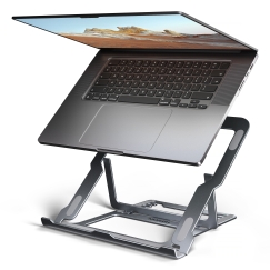 Axagon STND-LAG Laptop-Ständer, höhenverstellbar, faltbar, Aluminium