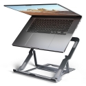 Axagon STND-LAG Aluminum stand for laptops size 10"–17.3". Eight adjustable height and angle. Grey v