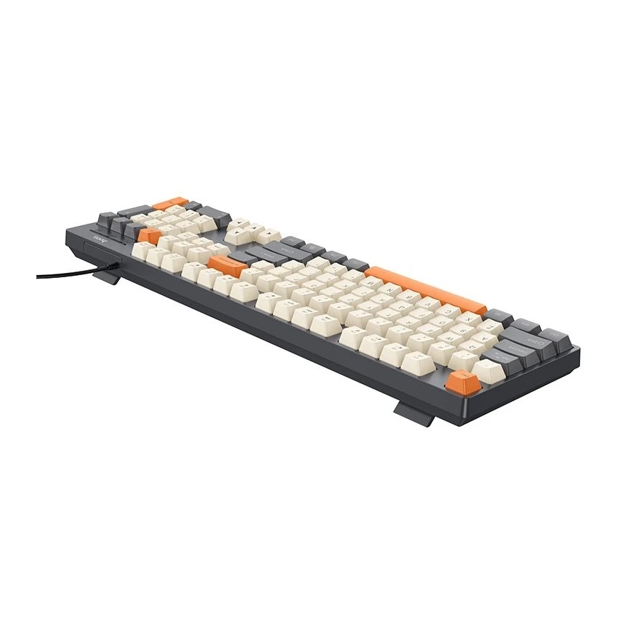 QWERTY Keyboard Hoco GM61 Tri-Color (White, Gray, Orange) – 4