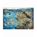 Puzzle Good Loot Gaming - The Witcher: Põhja kuningriikide kaart 1000 tk