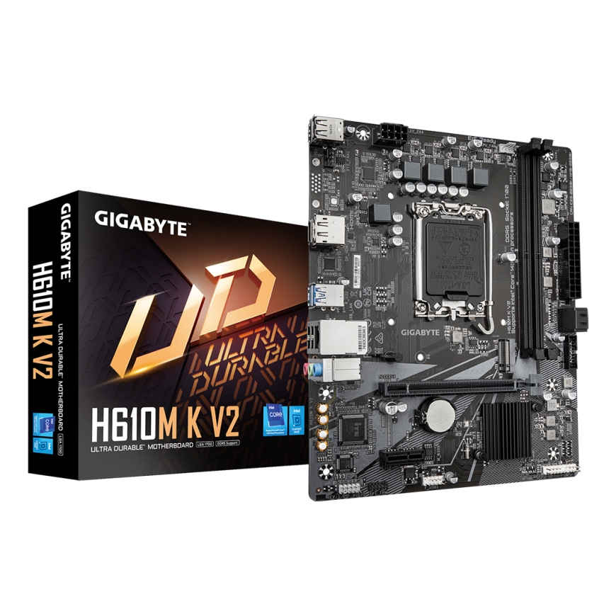 GIGABYTE H610M K V2 материнская плата Intel H610 LGA 1700 Микро ATX