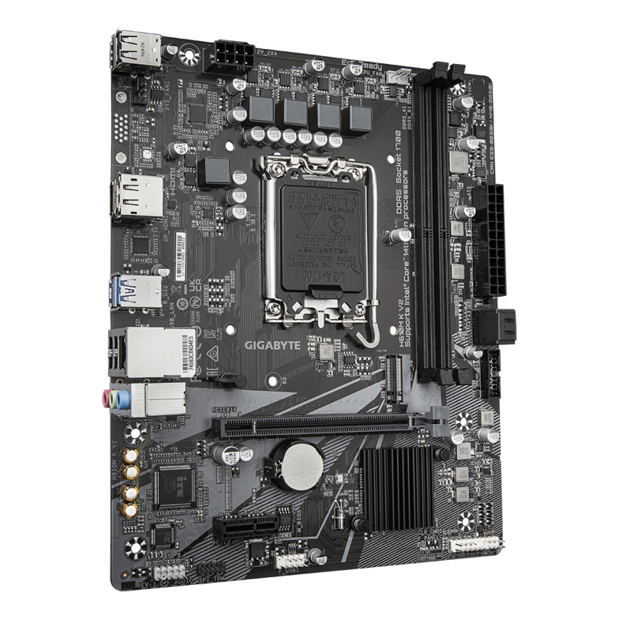 GIGABYTE H610M K V2 материнская плата Intel H610 LGA 1700 Микро ATX – 3